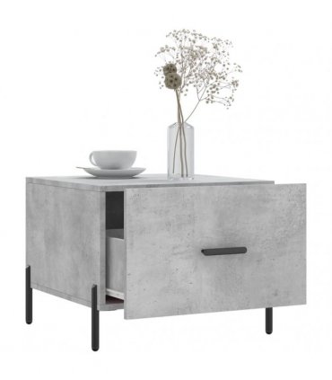 vidaXL Coffee Tables 2 pcs Concrete Grey 50x50x40 cm Engineered Wood — V0672043497