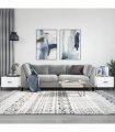 vidaXL Coffee Tables 2 pcs White 50x50x40 cm Engineered Wood — V0672043500
