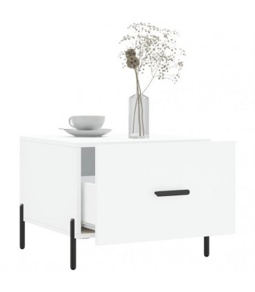 vidaXL Coffee Tables 2 pcs White 50x50x40 cm Engineered Wood — V0672043500