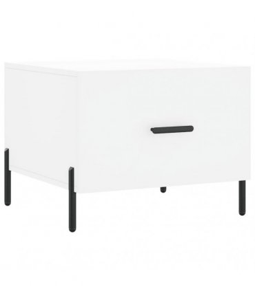 vidaXL Coffee Tables 2 pcs White 50x50x40 cm Engineered Wood — V0672043500