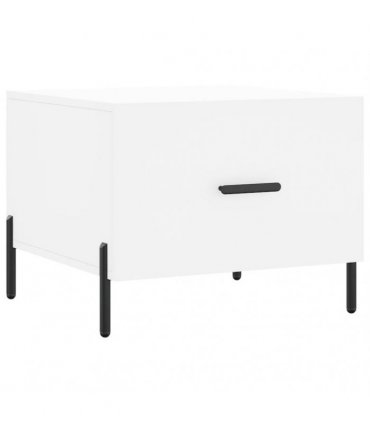 vidaXL Coffee Table White 50x50x40 cm Engineered Wood — V0672043505
