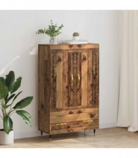 vidaXL Highboard Old Wood 69.5 x 31 x 115 cm Engineered Wood — V0672043592