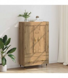 vidaXL Highboard Artisan Oak 69.5 x 31 x 115 cm Engineered Wood — V0672043593