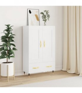 vidaXL Highboard White 69.5x31x115 cm Engineered Wood — V0672043594