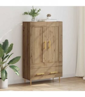 vidaXL Highboard Artisan Oak 69.5 x 31 x 115 cm Engineered Wood — V0672043596