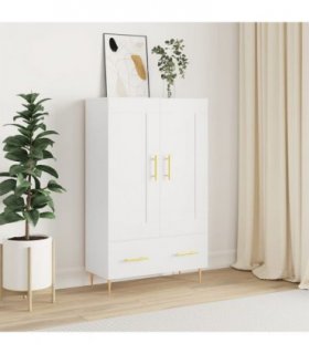 vidaXL Highboard White 69.5x31x115 cm Engineered Wood — V0672043597