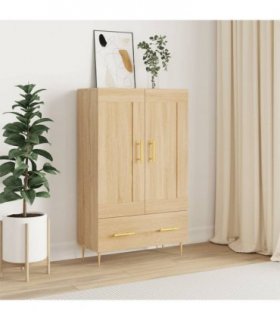vidaXL Highboard Sonoma Oak 69.5x31x115 cm Engineered Wood — V0672043603