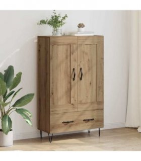 vidaXL Highboard Artisan Oak 69.5 x 31 x 115 cm Engineered Wood — V0672043605