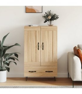 vidaXL Highboard Sonoma Oak 69.5x31x115 cm Engineered Wood — V0672043610