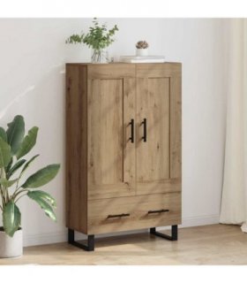vidaXL Highboard Artisan Oak 69.5 x 31 x 115 cm Engineered Wood — V0672043631