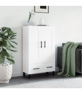 vidaXL Highboard White 69.5x31x115 cm Engineered Wood — V0672043634