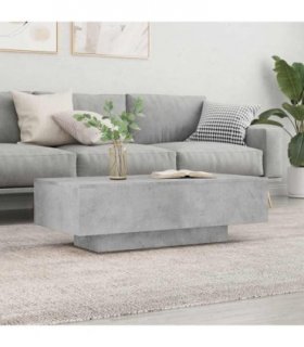 vidaXL Coffee Table Concrete Grey 100x49.5x31 cm Engineered Wood