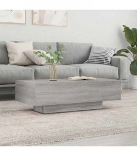 vidaXL Coffee Table Grey Sonoma 100x49.5x31 cm Engineered Wood