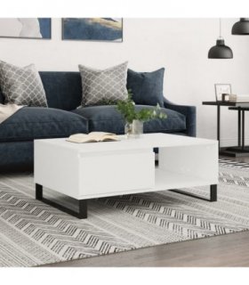 vidaXL Coffee Table White 90x60x35 cm Engineered Wood
