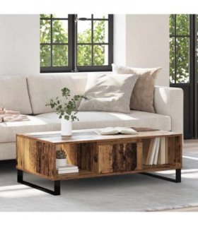 vidaXL Coffee Table Old Wood 104 x 60 x 35 cm Engineered Wood