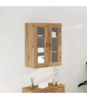 vidaXL Wall Cabinet Artisan Oak 69.5 x 34 x 90 cm Engineered Wood — V0672043723