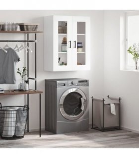 vidaXL Wall Mounted Cabinet White 69.5x34x90 cm — V0672043762