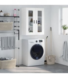 vidaXL Wall Mounted Cabinet White 69.5x34x90 cm — V0672043770