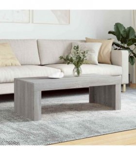 vidaXL Coffee Table Grey Sonoma 102x50x36 cm Engineered Wood — V0672044170