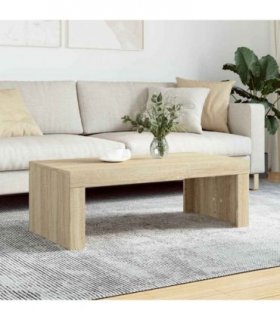 vidaXL Coffee Table Sonoma Oak 102x50x36 cm Engineered Wood — V0672044176