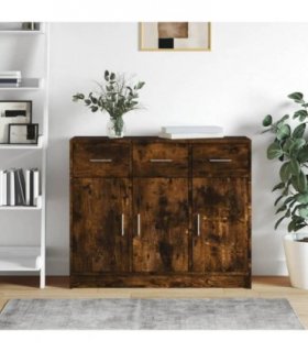vidaXL Sideboard | Smoked oak | Engineered wood | Medium | Sideboard