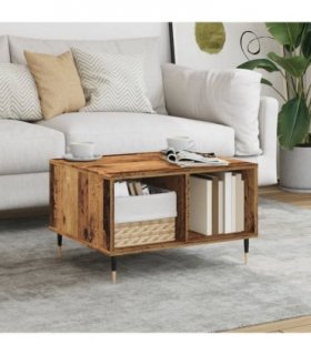 vidaXL Coffee Table Old Wood 60x50x36.5 cm Engineered Wood