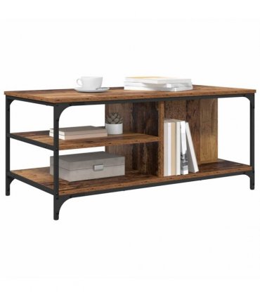 vidaXL Coffee Table Old Wood 100 x 50 x 45 cm Engineered Wood