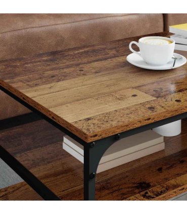 vidaXL Coffee Table Old Wood 100 x 50 x 45 cm Engineered Wood