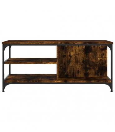 vidaXL Coffee Table Smoked Oak 100x50x45 cm Engineered Wood — V0672044873