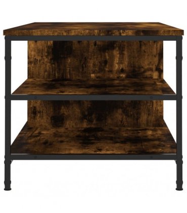 vidaXL Coffee Table Smoked Oak 100x50x45 cm Engineered Wood — V0672044873
