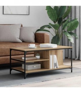 vidaXL Coffee Table Artisan Oak 100 x 50 x 45 cm Engineered Wood