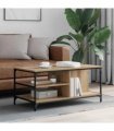 vidaXL Coffee Table Artisan Oak 100 x 50 x 45 cm Engineered Wood