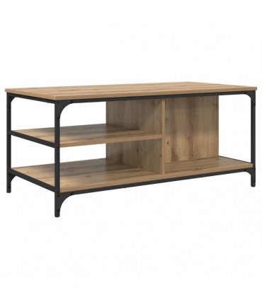 vidaXL Coffee Table Artisan Oak 100 x 50 x 45 cm Engineered Wood