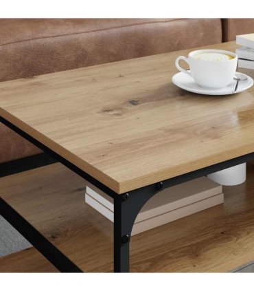 vidaXL Coffee Table Artisan Oak 100 x 50 x 45 cm Engineered Wood