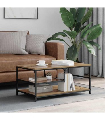 vidaXL Coffee Table Artisan Oak 90 x 49 x 40 cm Engineered Wood
