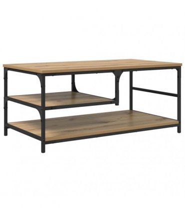 vidaXL Coffee Table Artisan Oak 90 x 49 x 40 cm Engineered Wood