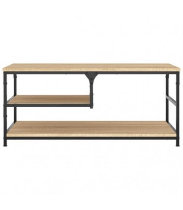 vidaXL Coffee Table Sonoma Oak 90x49x40 cm Engineered Wood