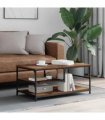 vidaXL Coffee Table Old Wood 90 x 49 x 40 cm Engineered Wood
