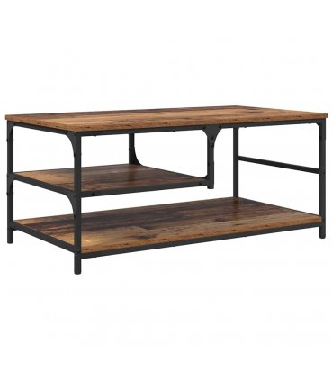 vidaXL Coffee Table Old Wood 90 x 49 x 40 cm Engineered Wood