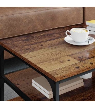 vidaXL Coffee Table Old Wood 90 x 49 x 40 cm Engineered Wood