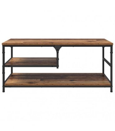 vidaXL Coffee Table Old Wood 90 x 49 x 40 cm Engineered Wood