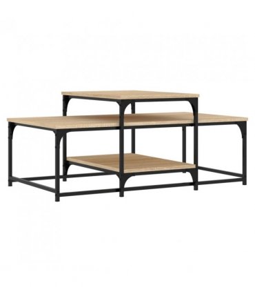 vidaXL Coffee Table Sonoma Oak 102x60x45 cm Engineered Wood