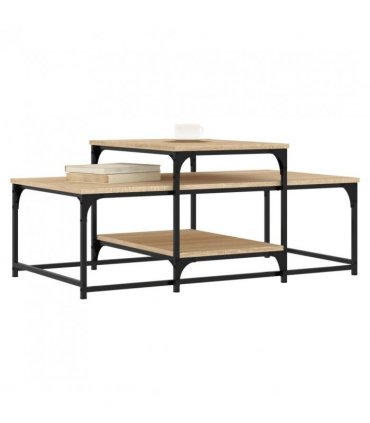 vidaXL Coffee Table Sonoma Oak 102x60x45 cm Engineered Wood