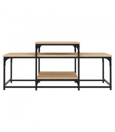 vidaXL Coffee Table Sonoma Oak 102x60x45 cm Engineered Wood