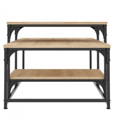 vidaXL Coffee Table Sonoma Oak 102x60x45 cm Engineered Wood