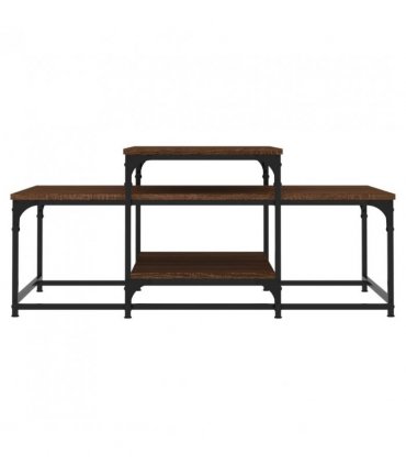 vidaXL Coffee Table Brown Oak 102x60x45 cm Engineered Wood