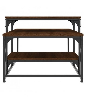 vidaXL Coffee Table Brown Oak 102x60x45 cm Engineered Wood