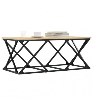 vidaXL Coffee Table Sonoma Oak 100x49x40 cm Engineered Wood