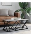 vidaXL Coffee Table Grey Sonoma 100x49x40 cm Engineered Wood