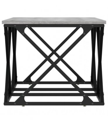 vidaXL Coffee Table Grey Sonoma 100x49x40 cm Engineered Wood